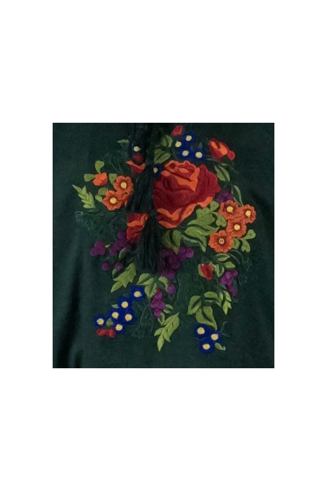 Rochie traditionala dama R, verde