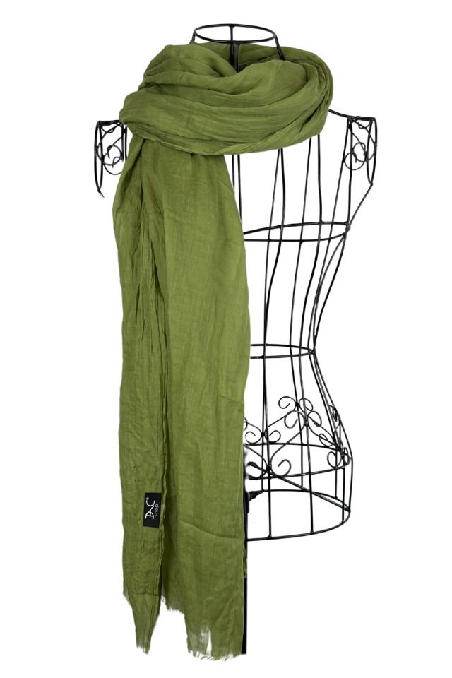Esarfa dama uni 25V, verde feriga 180 x 95 cm