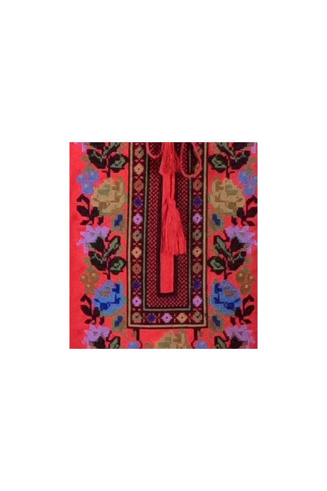 Rochie traditionala R24, rosu