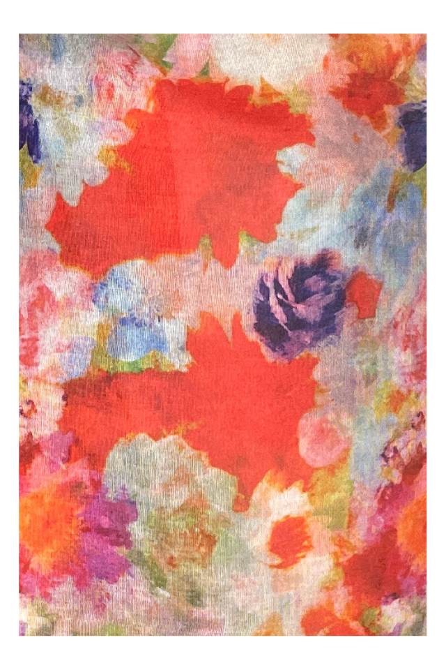 Esarfa casmir dama F, Dacali, rosu bordo, 185 x 75 cm