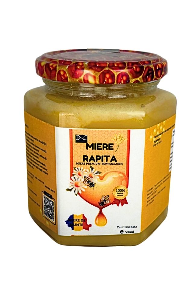 Miere de rapita DAC shop naturala, 500g