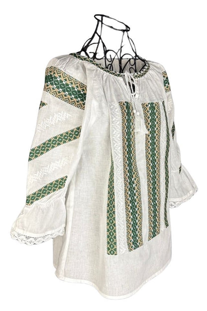 Bluza dama DEC alb/crem