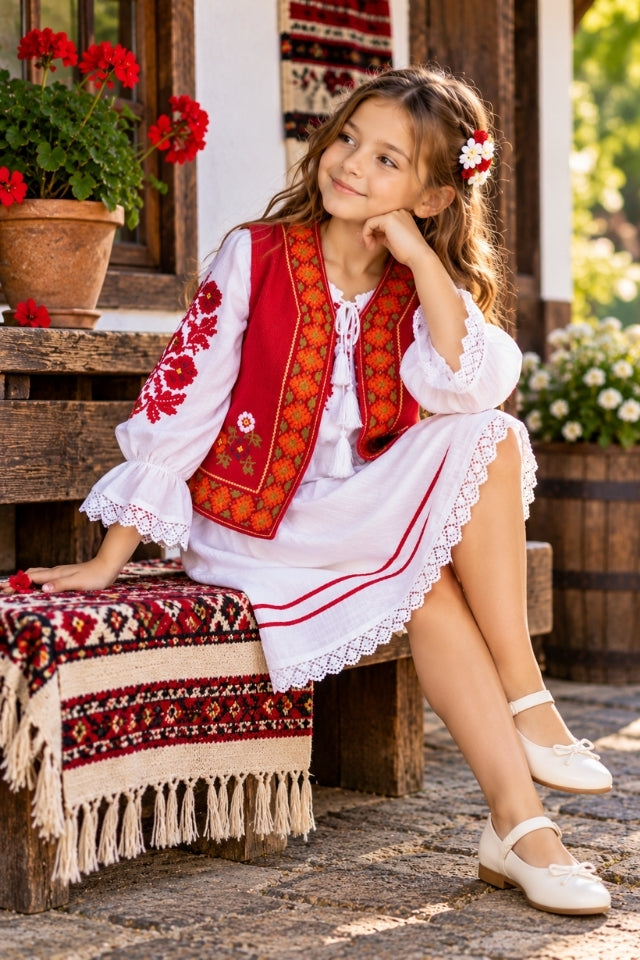 Vesta fete CPOF rosu