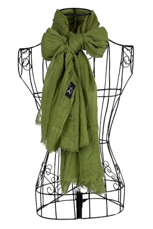 Esarfa dama uni 25V, verde feriga 180 x 95 cm