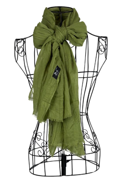 Esarfa dama uni 25V, verde feriga 180 x 95 cm