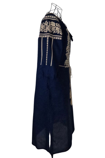 Rochie dama bleumarin/bej