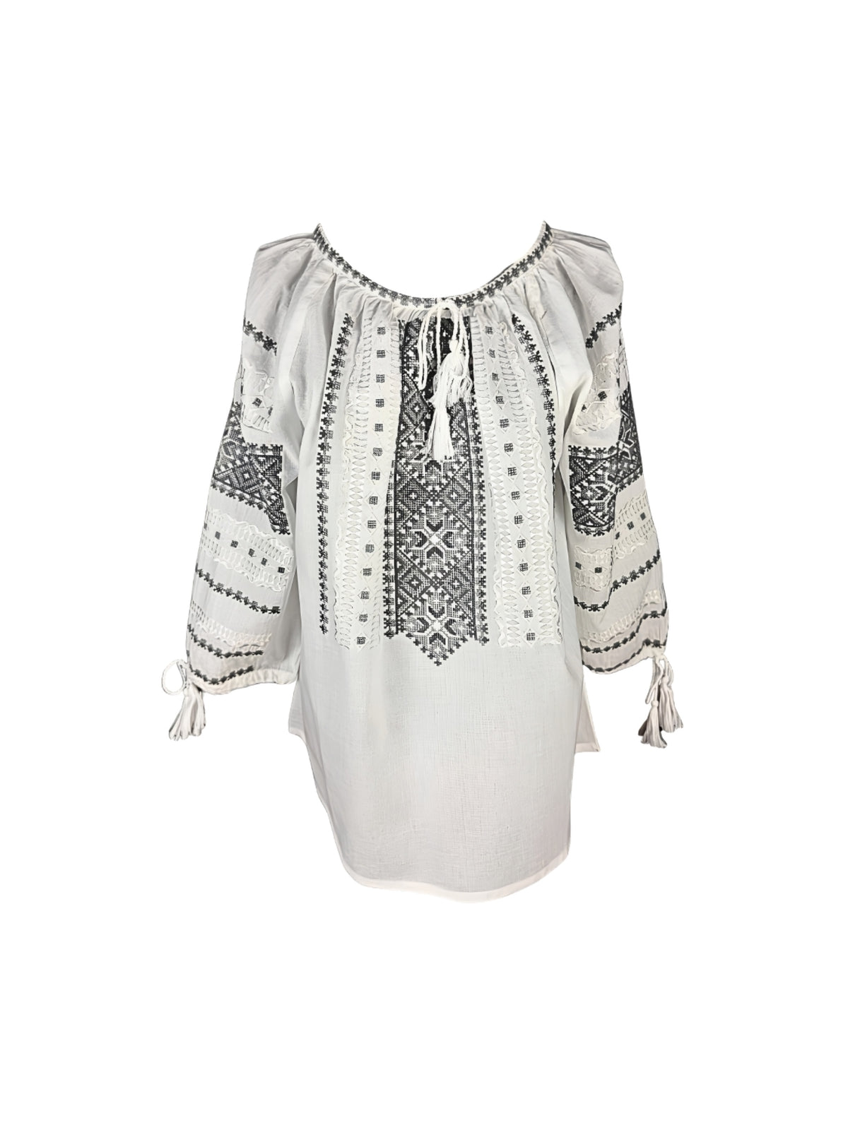 Bluza dama IL26 alb/gri