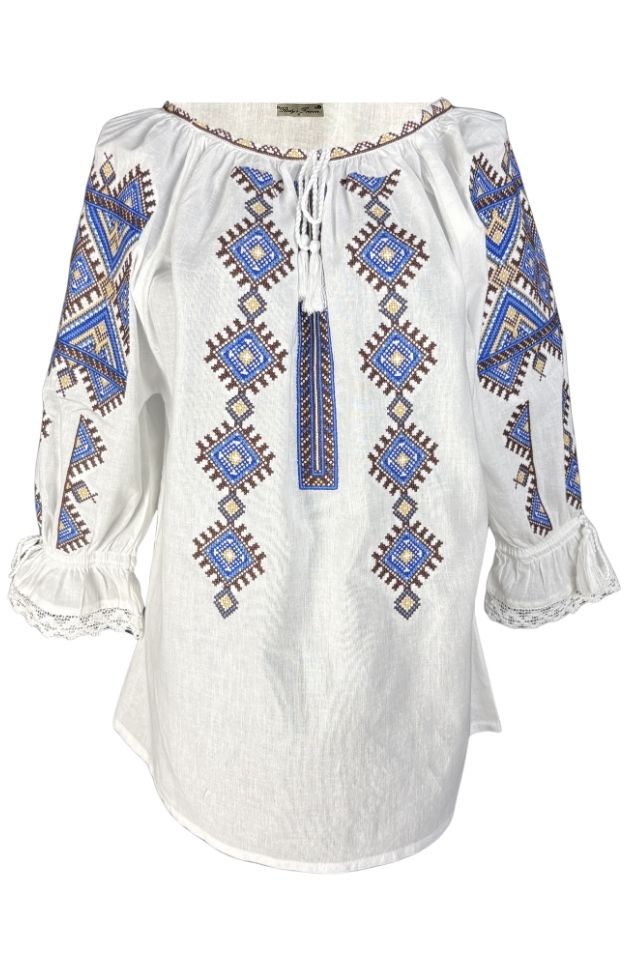 Bluza dama M26 alb/maro
