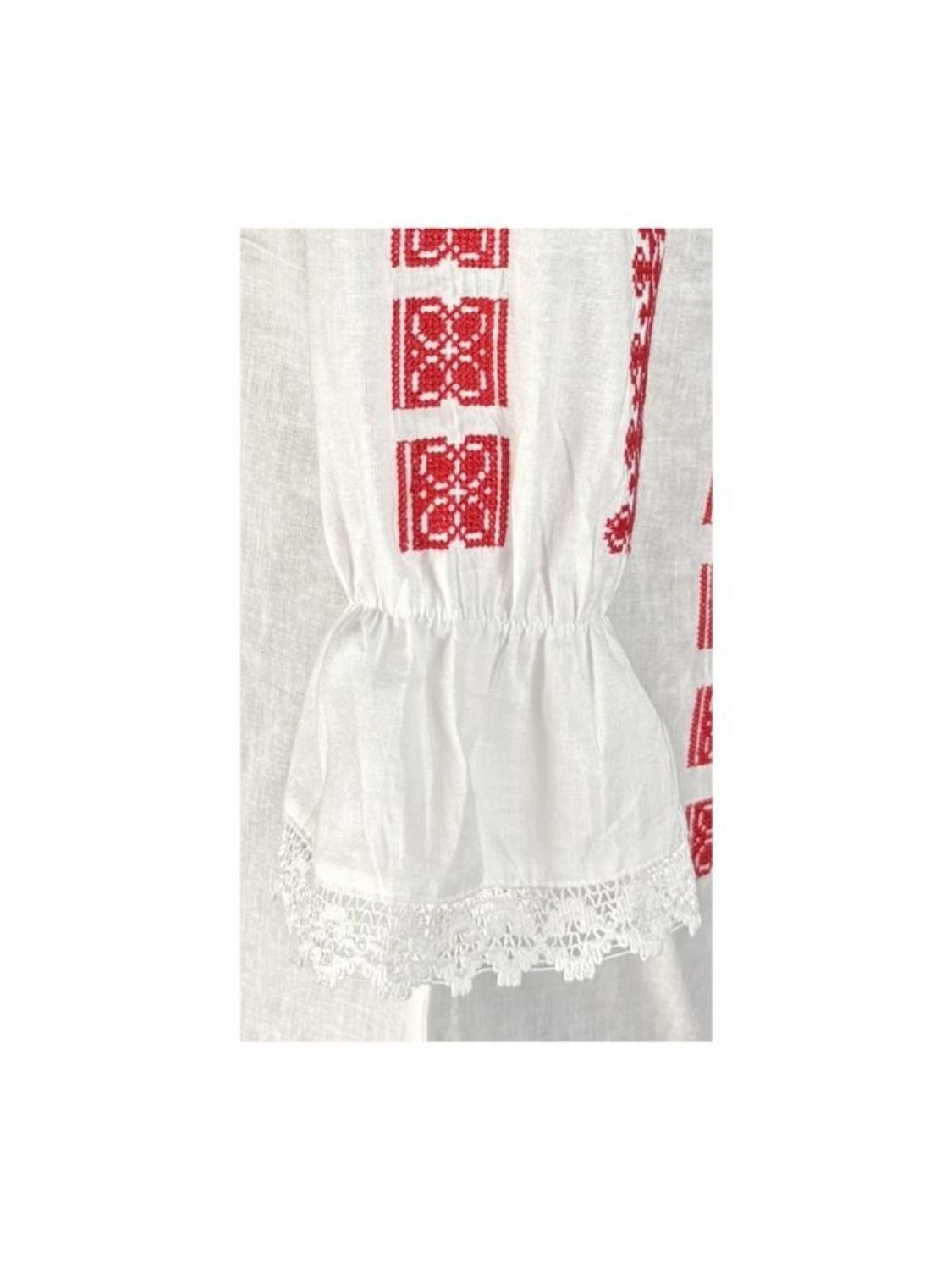 Bluza dama M26 alb optic/rosu
