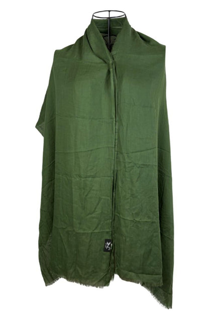 Esarfa dama uni 25VM, verde masliniu 180 x 95 cm