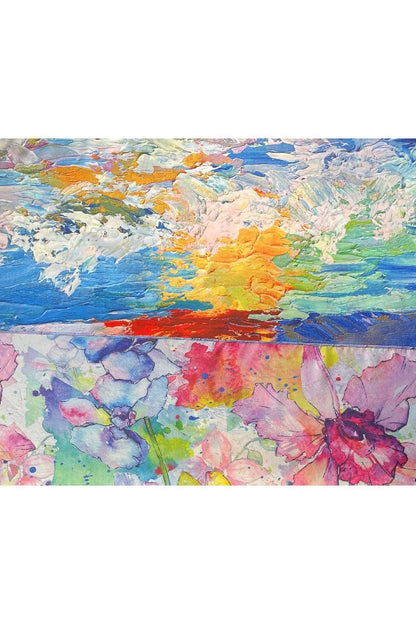 Esarfa patrata N dama, Dacali, portocaliu, 70x70 cm