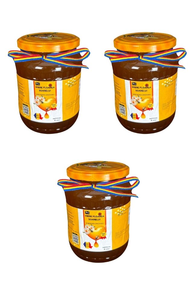 Miere de floarea soarelui DAC shop naturala, 3 Kg