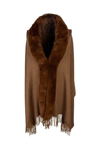 Fular dama tip poncho S maro