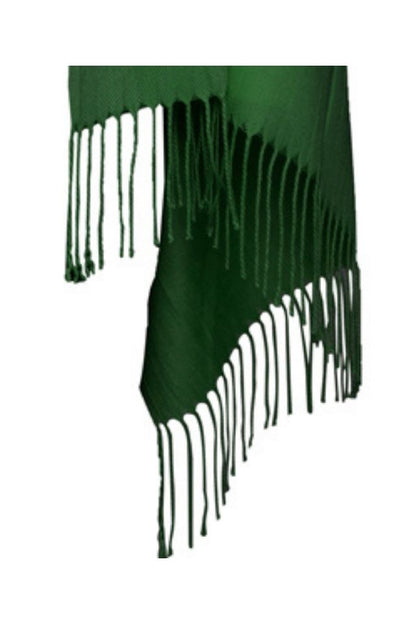 Esarfa tip sal din casmir, verde