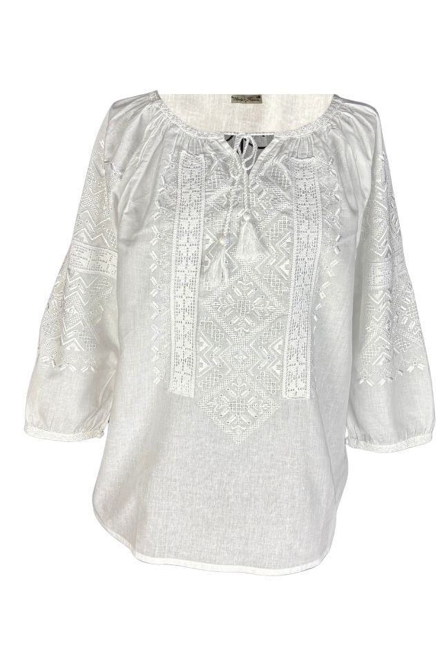 Bluza dama RFN 2 alb crystal