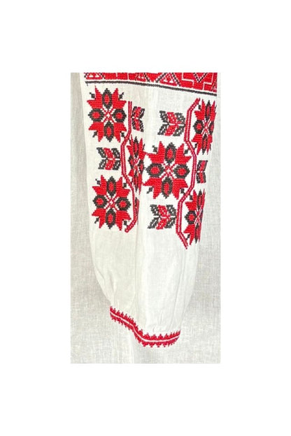 Bluza dama RSL5 alb/rosu