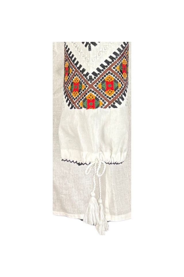 Bluza dama tip ie D24 alb/negru mahon