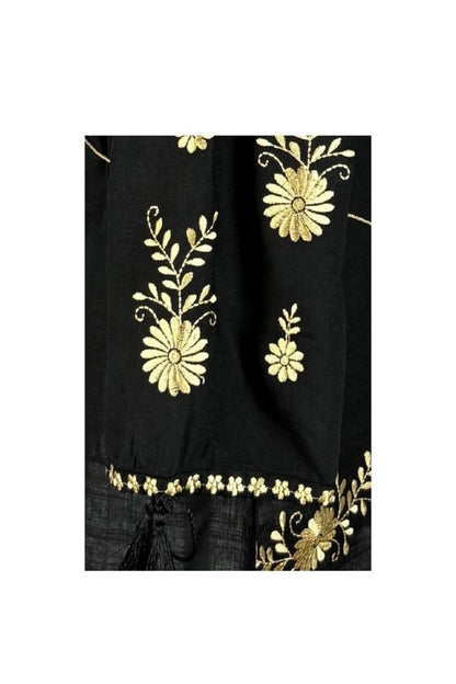 Bluza dama tip ie 257 negru mahon/auriu