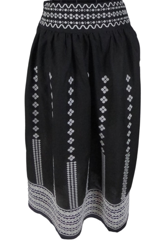 Fusta dama R24F, negru/alb