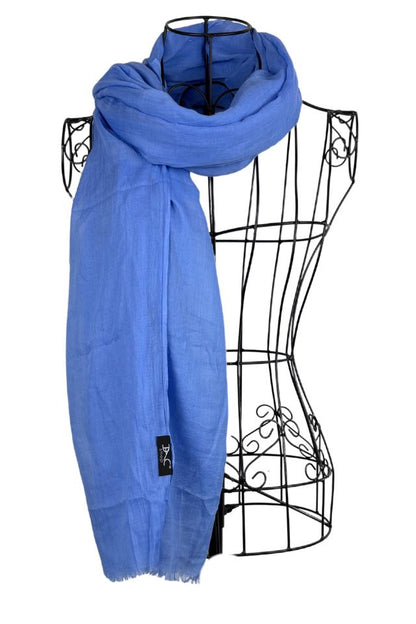 Esarfa dama uni 25V, albastru lavanda 180 x 95 cm