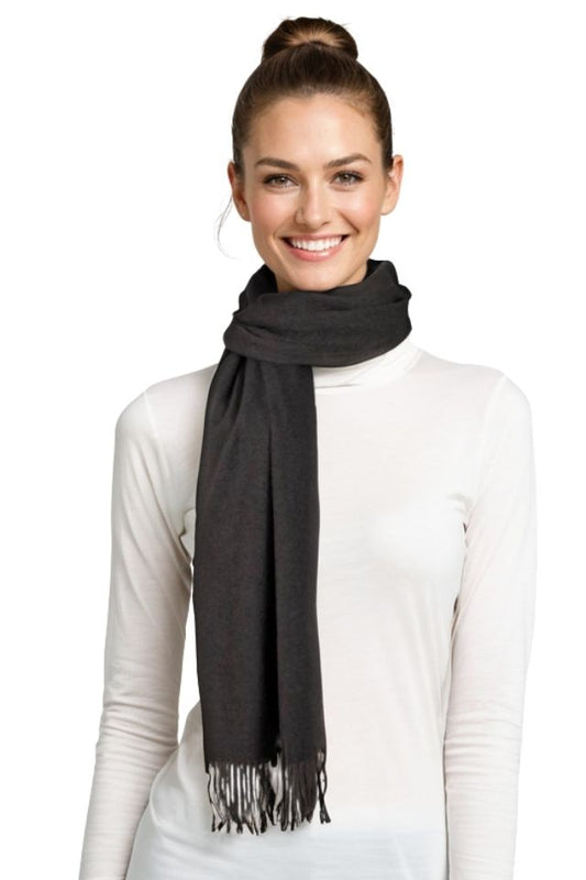 Fular dama uni 24, 180x70cm, gri