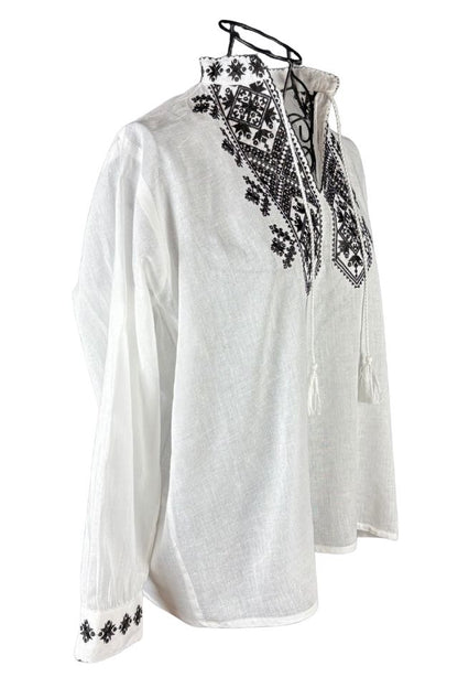 Bluza baieti CB126 alb/negru