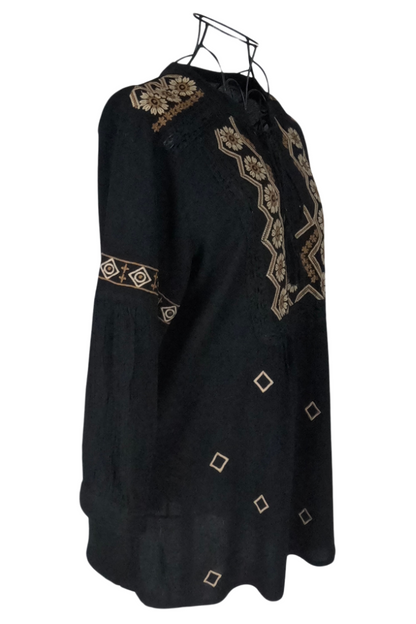 Bluza dama tip ie RDB2, negru/maro