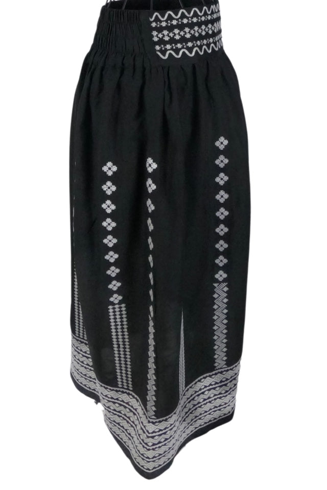 Fusta dama R24F, negru/alb