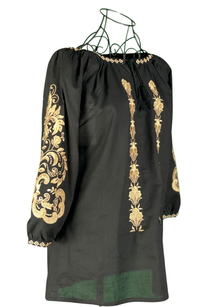 Bluza tip ie dama B2, negru/bej
