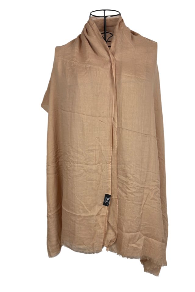 Esarfa dama uni 25VM, maro deschis 180 x 95 cm