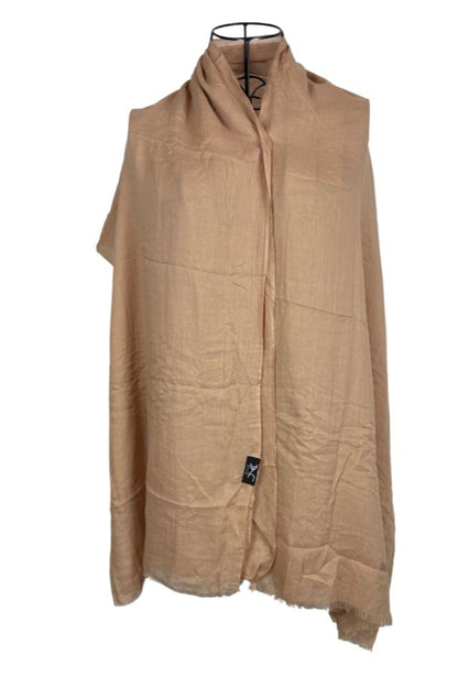 Esarfa dama uni 25VM, maro deschis 180 x 95 cm