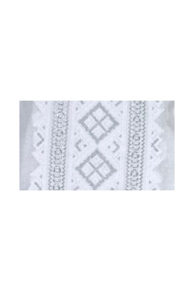 Bluza dama tip ie 124, alb  crystal/argintiu