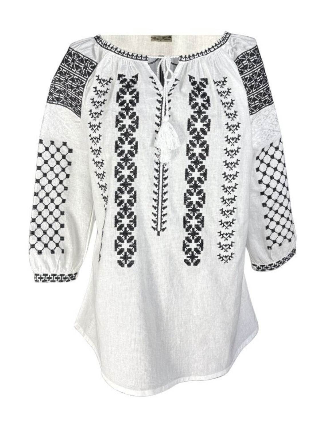 Bluza dama M26 alb/negru