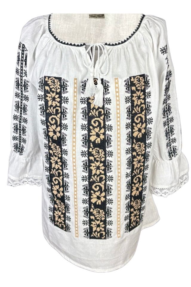 Bluza dama A26 alb/crem