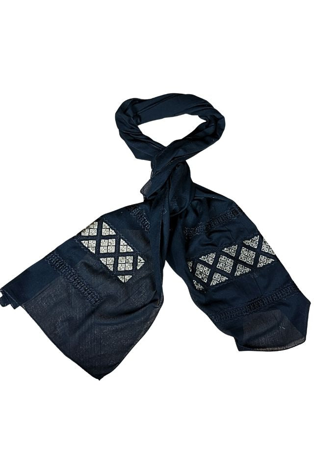 Marama traditionala MA negru/auriu