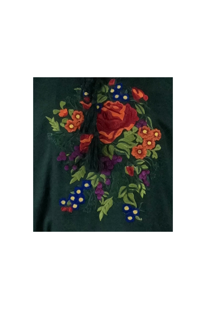 Rochie traditionala dama R, verde