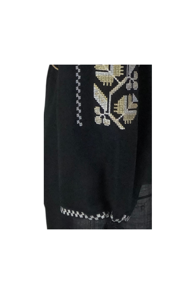 Bluza tip ie dama B23, negru/alb