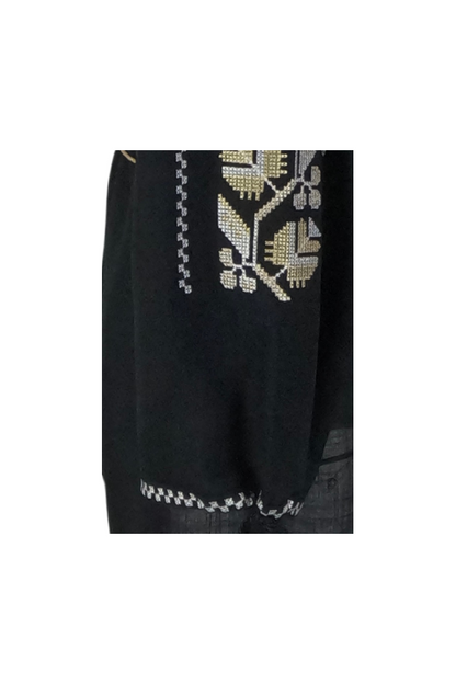 Bluza tip ie dama B23, negru/alb