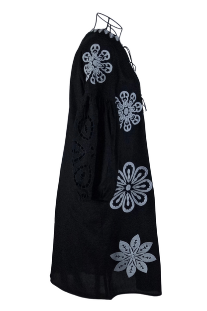 Rochie dama casual RDF, negru darth vader