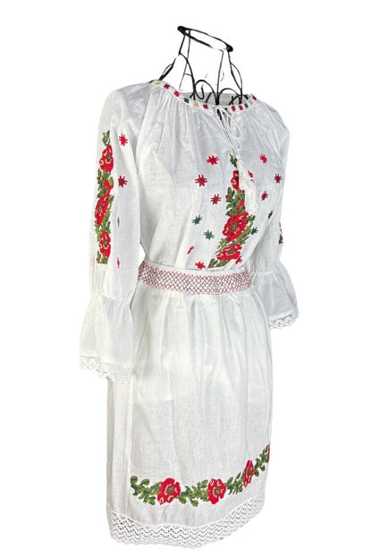 Rochie fete tip costum CPC alb/bej