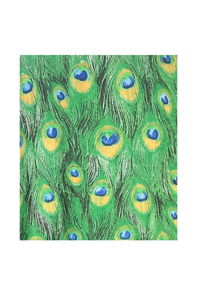 Esarfa tip sal dama 24E din matase vegetala cu atingere de matase fina, verde azur/albastru, 180 x 82 cm