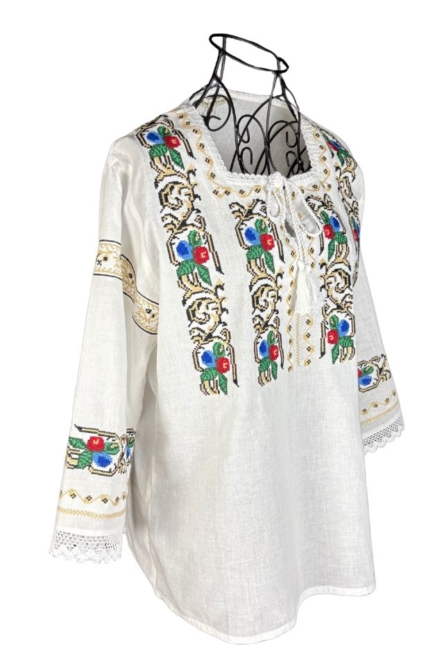 Bluza dama RS25 alb/galben
