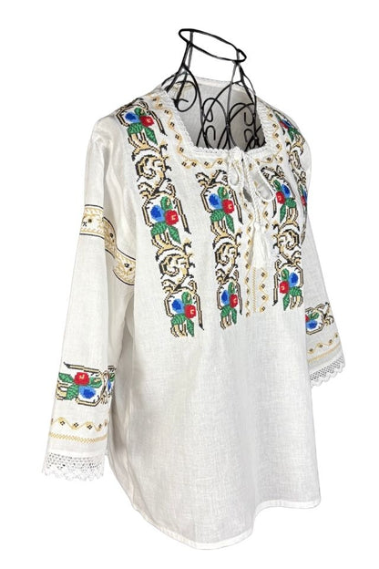 Bluza dama RS25 alb/galben