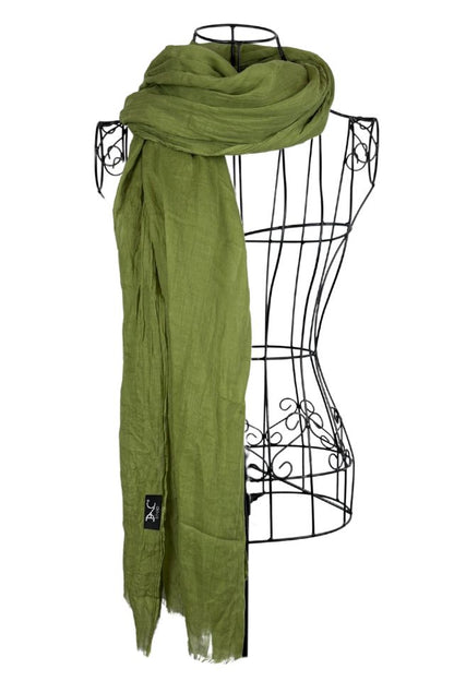 Esarfa dama uni 25V, verde feriga 180 x 95 cm