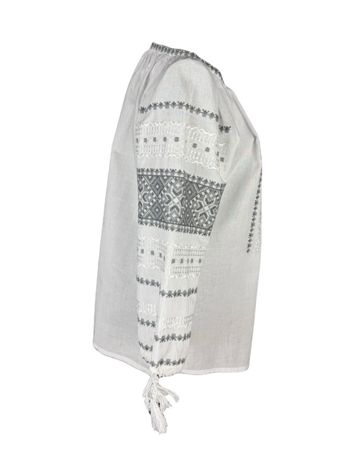 Bluza dama IL26 alb/gri