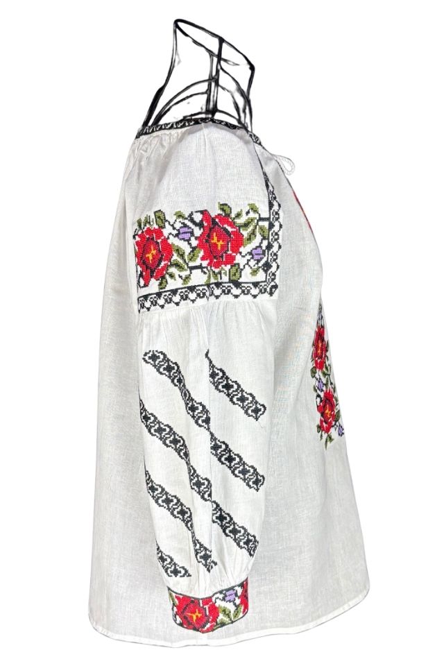 Bluza dama RFN 2 alb/verde olive