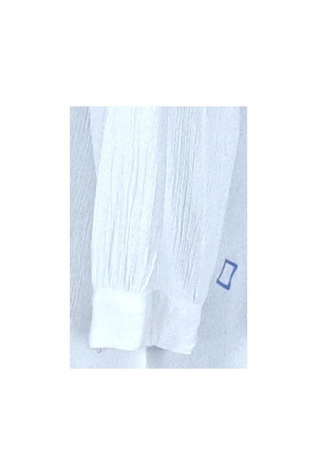 Bluza tip ie dama RDB2, alb zapada/albastru nautic