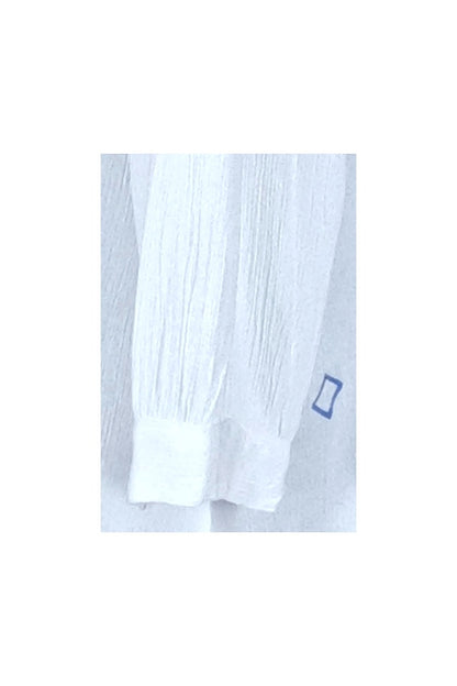Bluza tip ie dama RDB2, alb zapada/albastru nautic