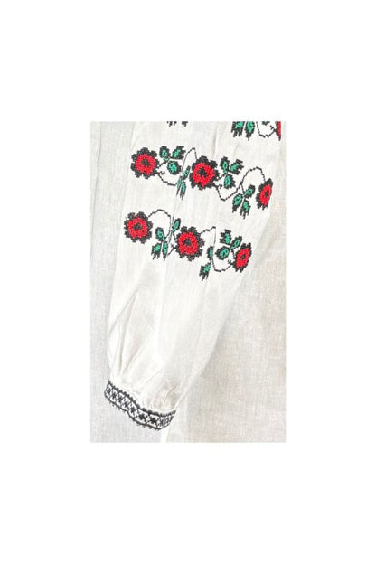 Bluza dama tip ie R25 alb/verde
