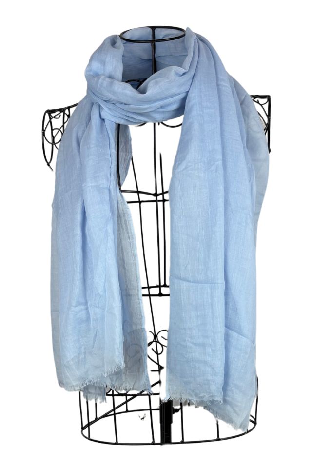 Esarfa dama uni 25VM, blue sea 180 x 95 cm